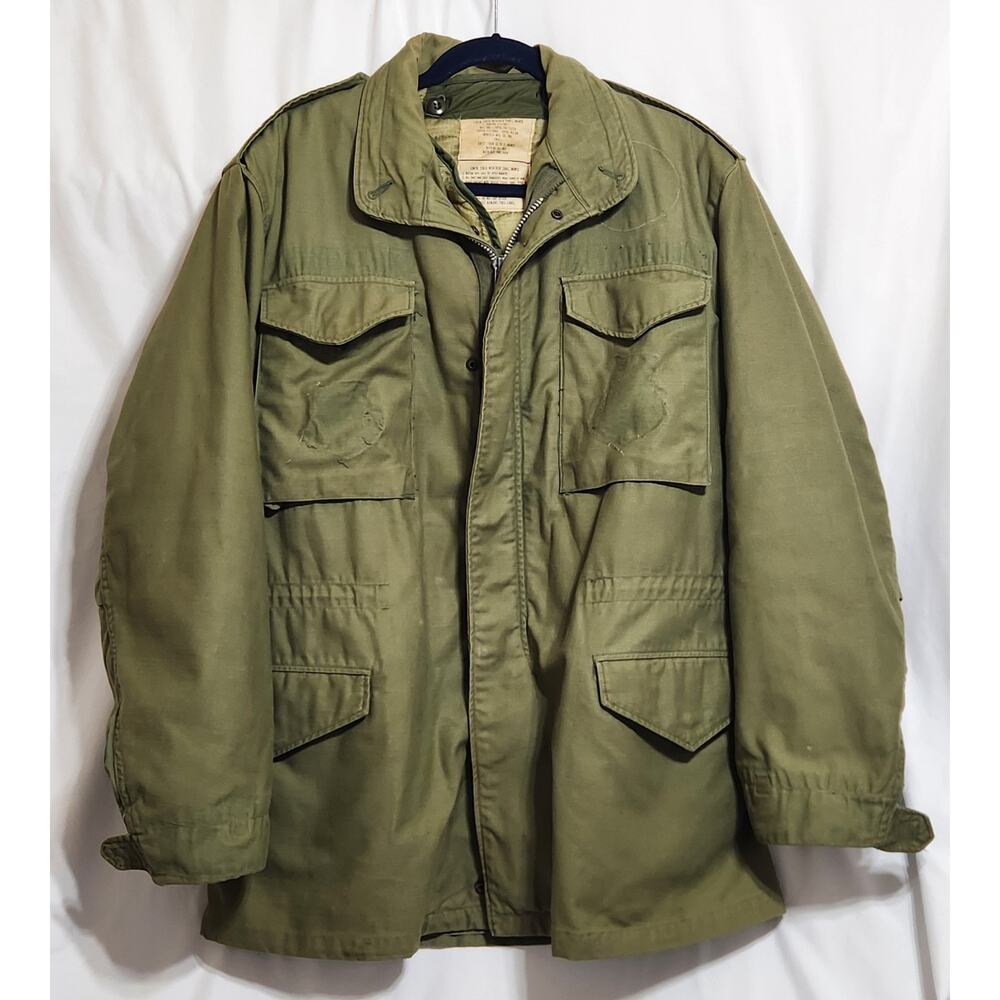 Vintage‎ 1969 US Army M-65 Field Jacket With Liner Vietnam Era DSA-100-69-C-0818